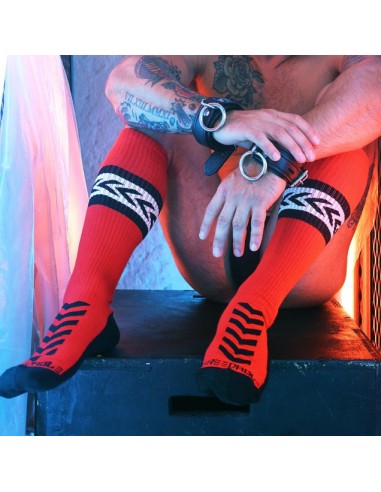 Chaussettes hautes Daddy's Favorite Rouges