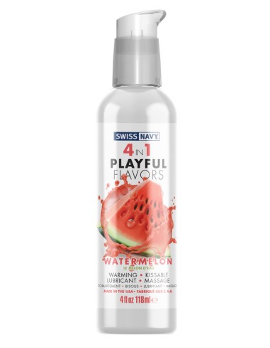 Lubrifiant Aromatisé 4-en-1 Playful Flavors Pastèque 118ml