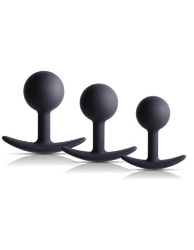 Kit de 3 Plugs lestés Tumbler Noirs