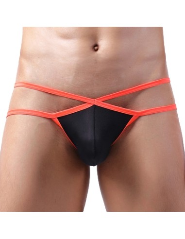 Jockstrap Bellicross Noir-Orange