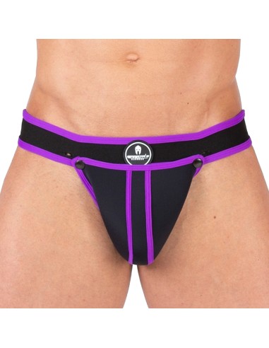 Jockstrap Shell Noir-Violet