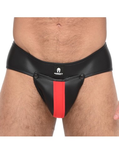 Jockstrap Olympo Noir-Rouge