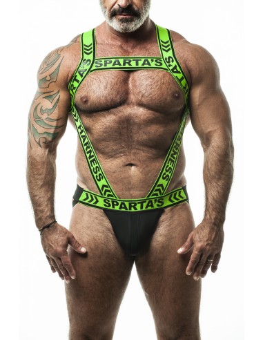Jock Harnais Peplo Noir-Vert