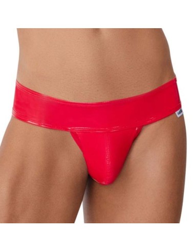 String Effet Mouillé Venilia Rouge