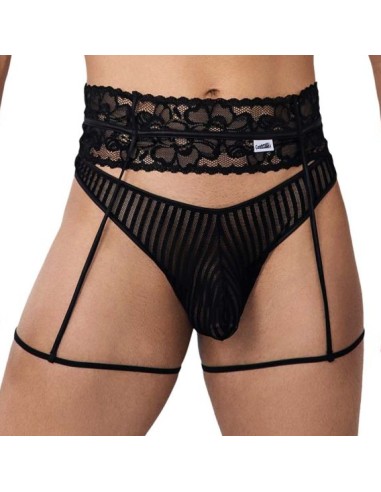Porte-Jarretelles String Toreth Noir
