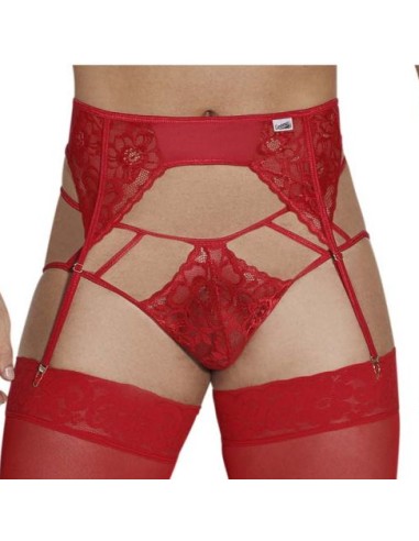 Porte-Jarretelles Jockstrap Pinga Rouge
