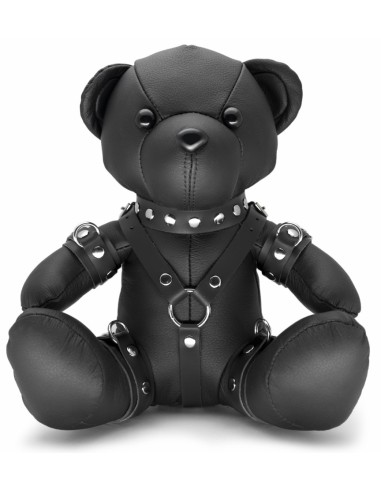 Ours en cuir EDDY The BDSM Teddy Bear Noir + Boite