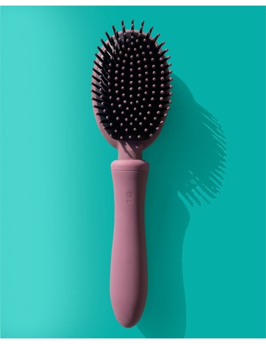 Brosse à Cheveux Vibrante Vibraliss 11.5 x 3.3cm Mauve
