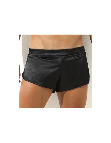Short avec Jock Slit Noir