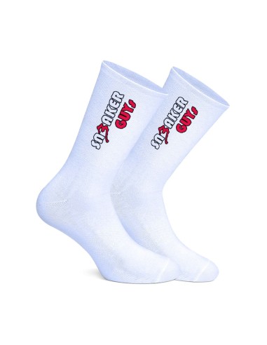 Chaussettes Sneaker Guys Blanc-Rouge