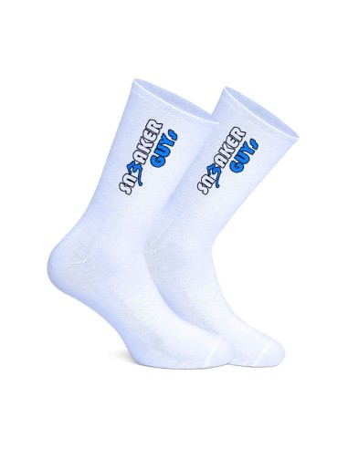 Chaussettes Sneaker Guys Blanc-Bleu