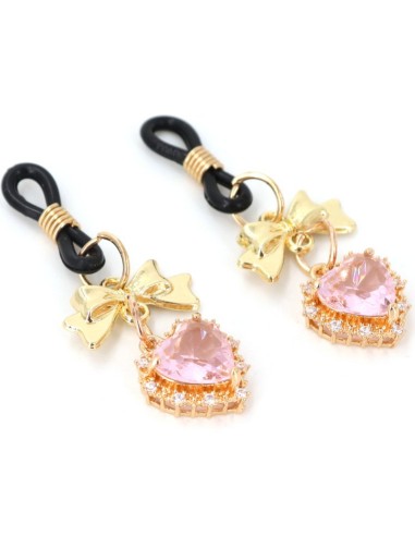 Pince-Tétons Heart Diamond Rose