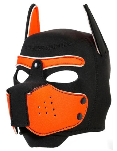 Cagoule Enjoy Puppy Noir-Orange
