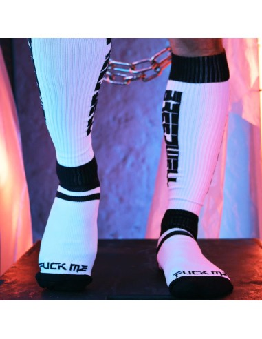 Chaussettes hautes Eternity Noir-Blanc