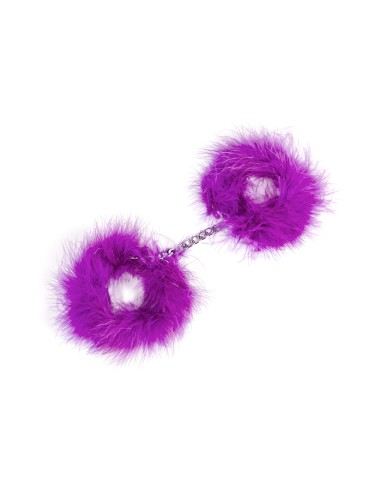 Menottes Boa Feather Violet