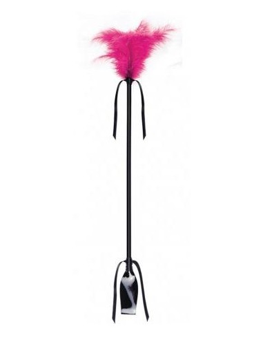 Cravache et Plumeau Secret Touch 50cm Fuchsia