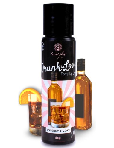 Lubrifiant Comestible DRUNK IN LOVE Whiskey & Cola 60ml