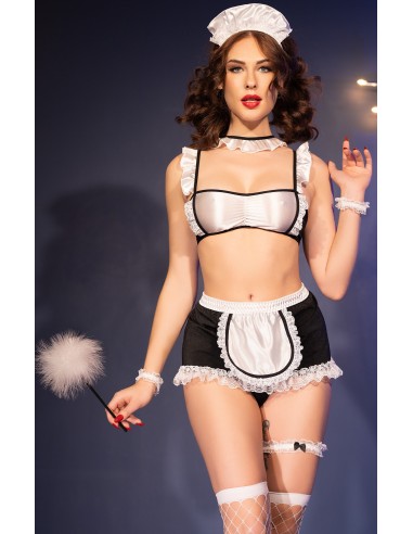 Costume Servante Sexy Izabela 9 Pièces