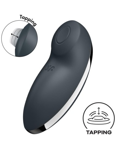 Stimulateur de Clitoris Tap & Climax 2 Gris Anthracite