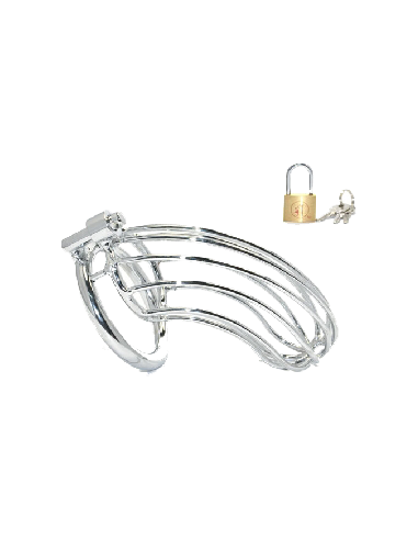 Cage de Chastete en métal Grille 12 x 3.5cm