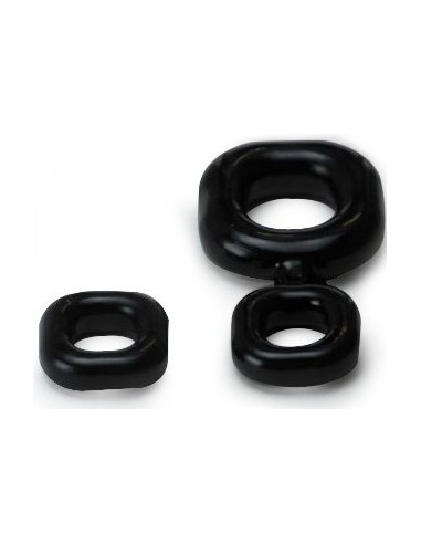 Boner Kit Cockring et Ballstretcher noir