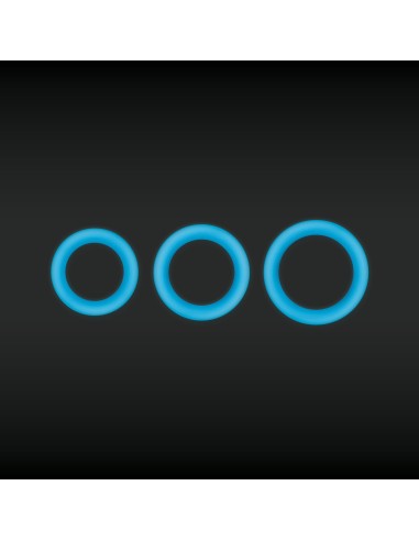 Cockring Fluo Firefly Bleu