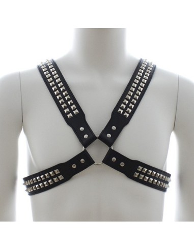 Harnais homme Studs Steel Chest