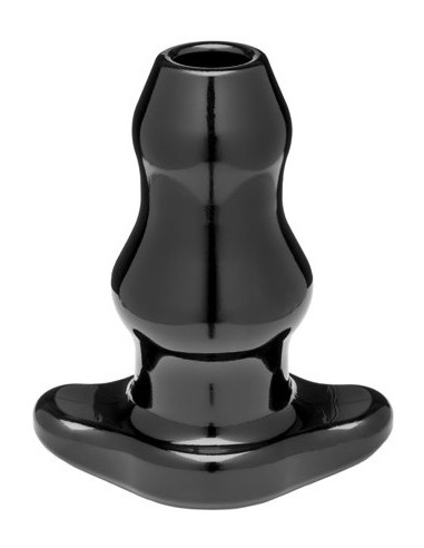 Double Tunnel Plug Noir Large12 x 7 cm