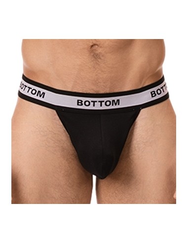 String Cache-sexe Bottom Noir