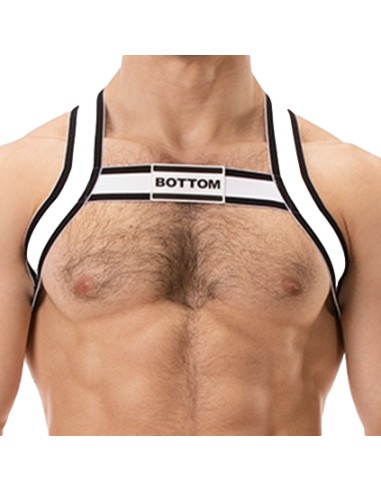 Harnais élastique Bottom Noir-Blanc