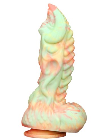 Gode Monster Rutuk 17 x 6 cm Rose-vert
