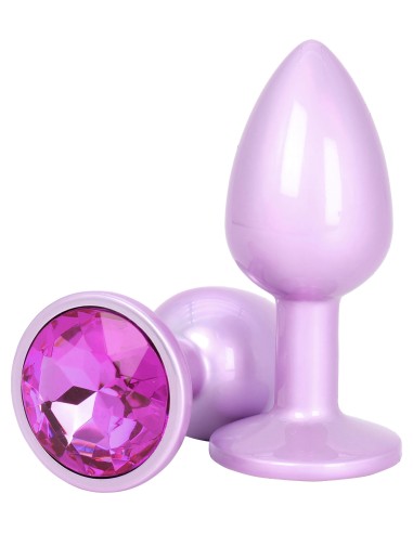 Plug Bijou Shine like a star 6 x 2.7cm Rose