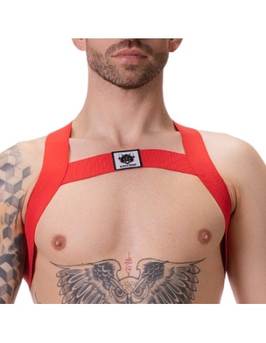 Harnais élastique Leonsh Rouge