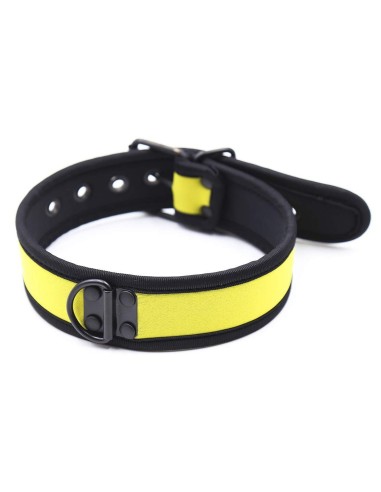 Collier en néoprène Jaune