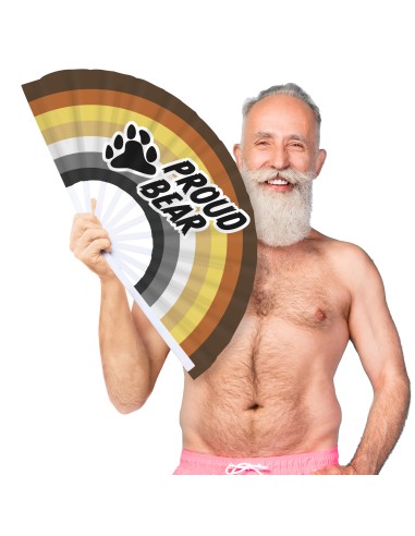 Éventail Proud Bear 64cm