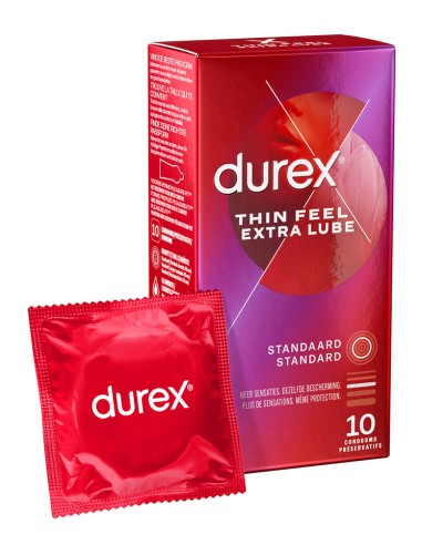 Préservatifs Durex Thin Feel Extra Lube x10