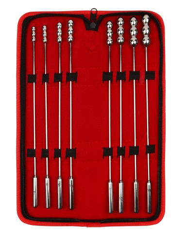Pack 8 Tiges d'urètre Beadund 23 cm - Diamètre 7 à 14mm