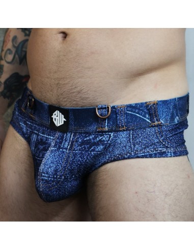 Slip Jock Stonewall Wash Denim foncé