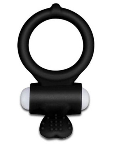 Anneau Vibrant Power Clit HEART – Noir