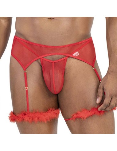 String et Porte-jarretelles Voltis 2 Pièces Rouge