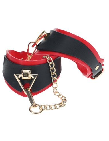 Menottes de Chevilles Milan Noir et Rouge