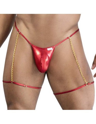 String avec Chaînes métal Corion Rouge
