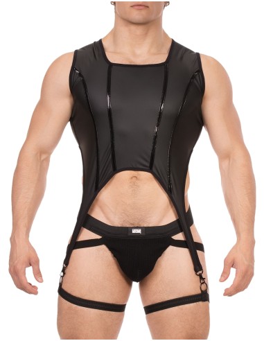Bustier Porte-Jarretelles Milos Noir
