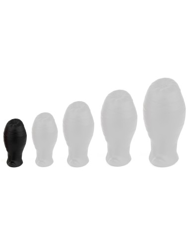 Plug Egg A XS 6 x 3.5cm Noir
