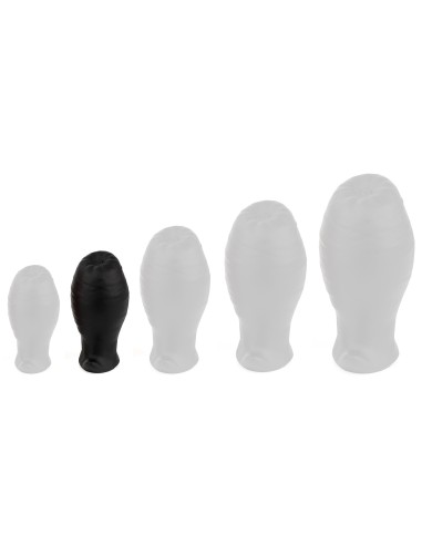 Plug Egg Ass S 7.5 x 4.3cm Noir