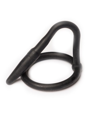 Silicone Cock Plug Penis Noir