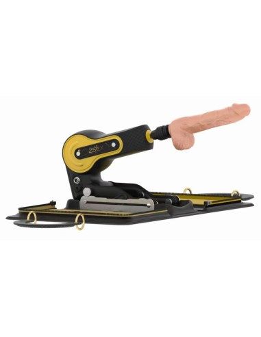 Sex Machine portable Fuck Bag Jaune avec valisette