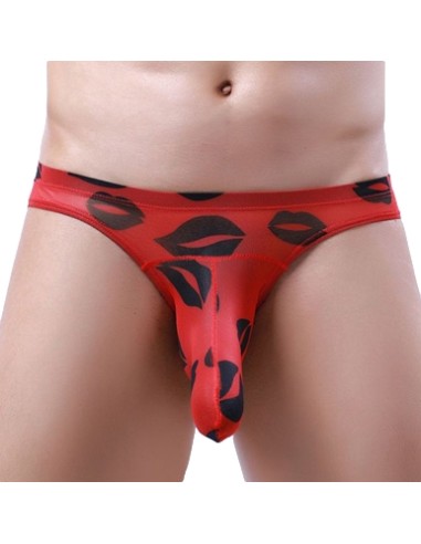 Slip Trompe KISS LIPS Rouge