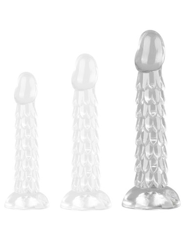 Gode Transparent Scales Mush L 20 x 4.5cm