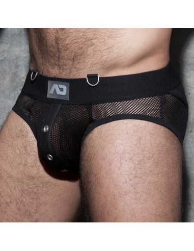 Slip Bottomless MESH MIXED Noir